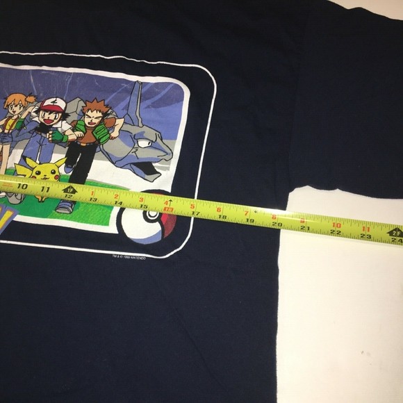 Vintage 1999 Nintendo Pokémon Anime Promo T Shirt Super Rare Large - Picture 3 of 5